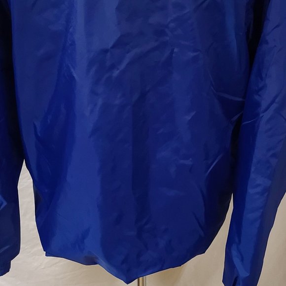 Vtg Adidas Chicago Cubs Men Large Blue Three Stripes Full Zip Windbreaker Jacket - Picture 10 of 13